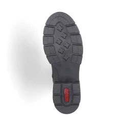 Fashion Rieker Damskie Buty Motocyklowe W Kolorze Kruczoczarnym