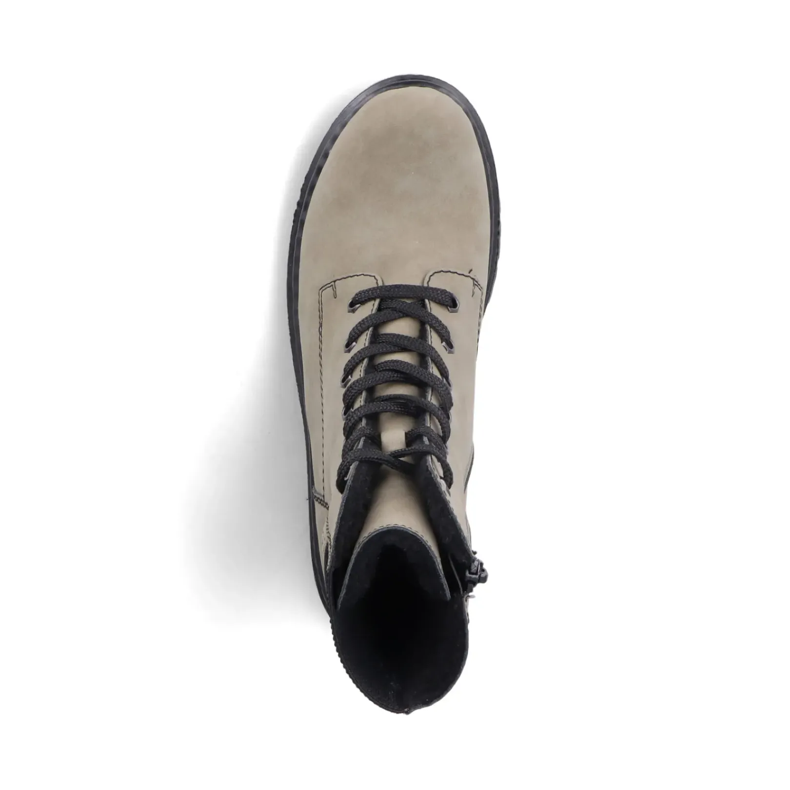 Outlet Rieker Damskie Buty Motocyklowe W Kolorze Szaro-Zielonym