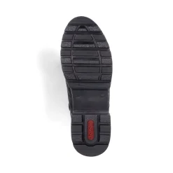 Discount Rieker Damskie Buty Motocyklowe W Kolorze Nocno-Czarnym