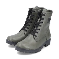 Online Rieker Damskie Buty Motocyklowe W Kolorze Szaro-Zielonym