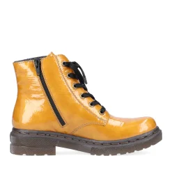 Discount Rieker Damskie Buty Motocyklowe W Kolorze Miodowozoltym