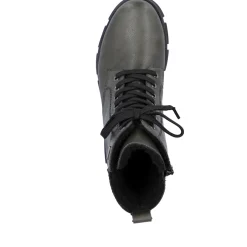 Outlet Rieker Damskie Buty Motocyklowe W Kolorze Granitowo-Szarym