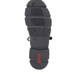 Outlet Rieker Damskie Buty Motocyklowe W Kolorze Granitowo-Szarym