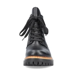 New Rieker Damskie Buty Motocyklowe W Kolorze Nocno-Czarnym