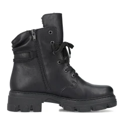 Best Rieker Damskie Buty Motocyklowe W Kolorze Nocno-Czarnym