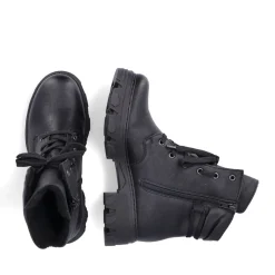 Best Rieker Damskie Buty Motocyklowe W Kolorze Nocno-Czarnym