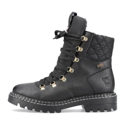 Online Rieker Damskie Buty Motocyklowe W Kolorze Nocno-Czarnym