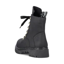 Best Rieker Damskie Buty Motocyklowe W Kolorze Kruczoczarnym