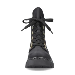 Best Rieker Damskie Buty Motocyklowe W Kolorze Kruczoczarnym