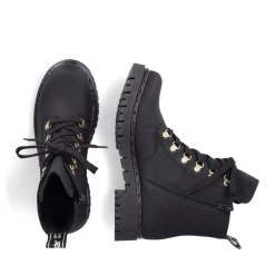 Best Rieker Damskie Buty Motocyklowe W Kolorze Kruczoczarnym