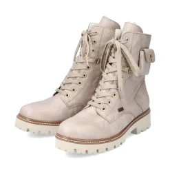 Online Rieker Damskie Buty Motocyklowe W Kolorze Jasnobezowym