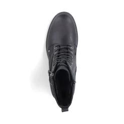 Best Rieker Damskie Buty Motocyklowe W Kolorze Nocno-Czarnym