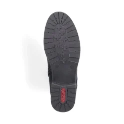 Best Rieker Damskie Buty Motocyklowe W Kolorze Nocno-Czarnym