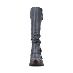 Outlet Rieker Damskie Buty Z Wysoka Cholewka W Kolorze Oceanicznego Blekitu