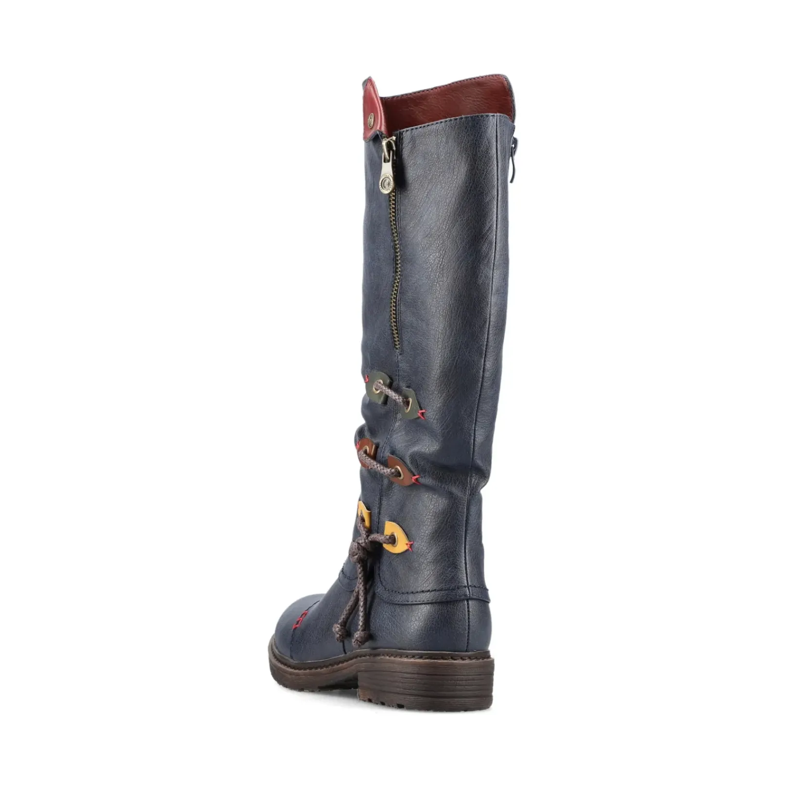 Outlet Rieker Damskie Buty Z Wysoka Cholewka W Kolorze Oceanicznego Blekitu