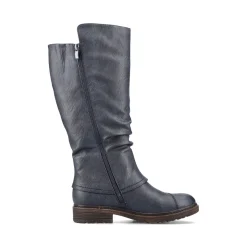 Outlet Rieker Damskie Buty Z Wysoka Cholewka W Kolorze Oceanicznego Blekitu