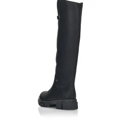 Clearance Rieker Damskie Buty Z Wysoka Cholewka W Kolorze Glebokiej Czerni