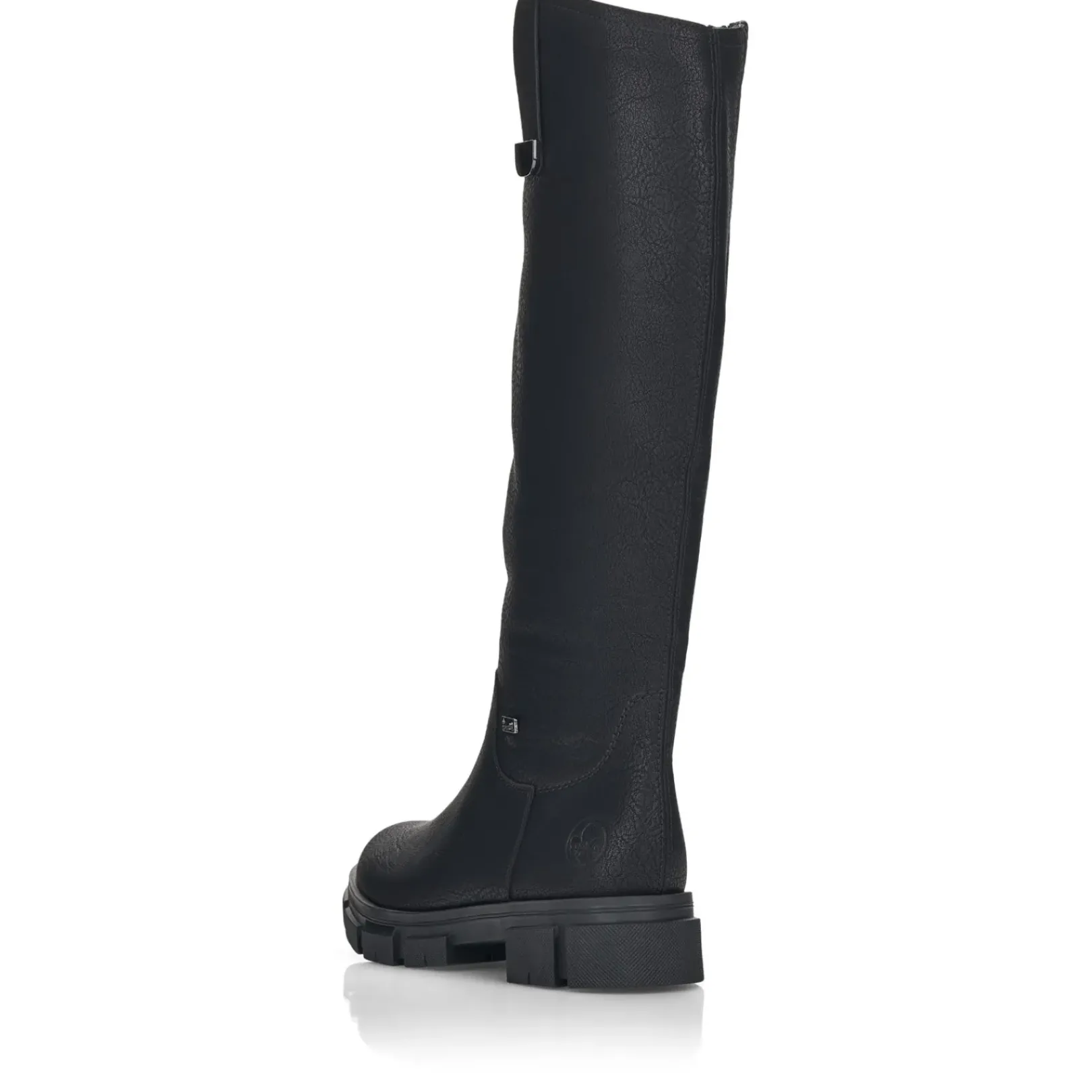Clearance Rieker Damskie Buty Z Wysoka Cholewka W Kolorze Glebokiej Czerni