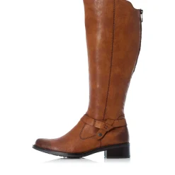 New Rieker Damskie Buty Z Wysoka Cholewka W Kolorze Kasztanowo-Brazowym