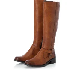 New Rieker Damskie Buty Z Wysoka Cholewka W Kolorze Kasztanowo-Brazowym