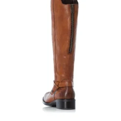 New Rieker Damskie Buty Z Wysoka Cholewka W Kolorze Kasztanowo-Brazowym