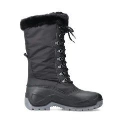 Sale Rieker Damskie Buty Z Wysoka Cholewka W Kolorze Glebokiej Czerni