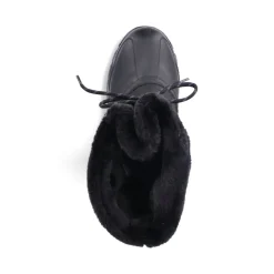 Sale Rieker Damskie Buty Z Wysoka Cholewka W Kolorze Glebokiej Czerni