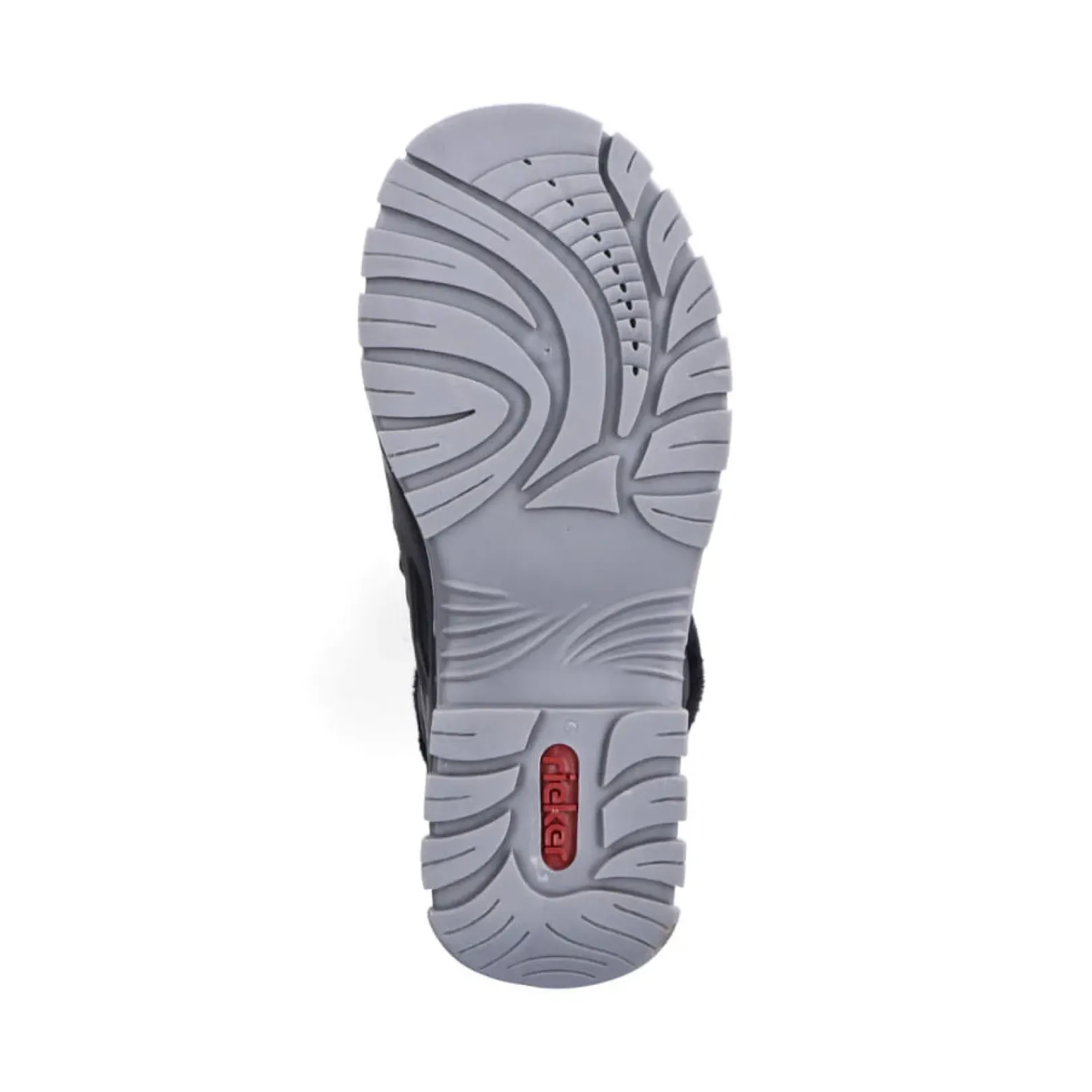 Sale Rieker Damskie Buty Z Wysoka Cholewka W Kolorze Glebokiej Czerni
