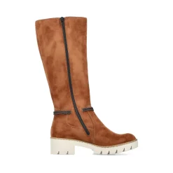 New Rieker Damskie Buty Z Wysoka Cholewka W Kolorze Kasztanowo-Brazowym