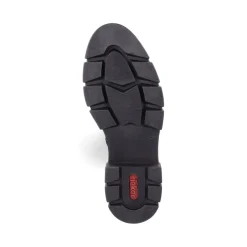 Outlet Rieker Damskie Buty Z Wysoka Cholewka W Kolorze Glebokiej Czerni