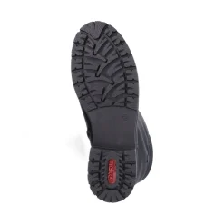 Discount Rieker Damskie Buty Z Wysoka Cholewka W Kolorze Glebokiej Czerni