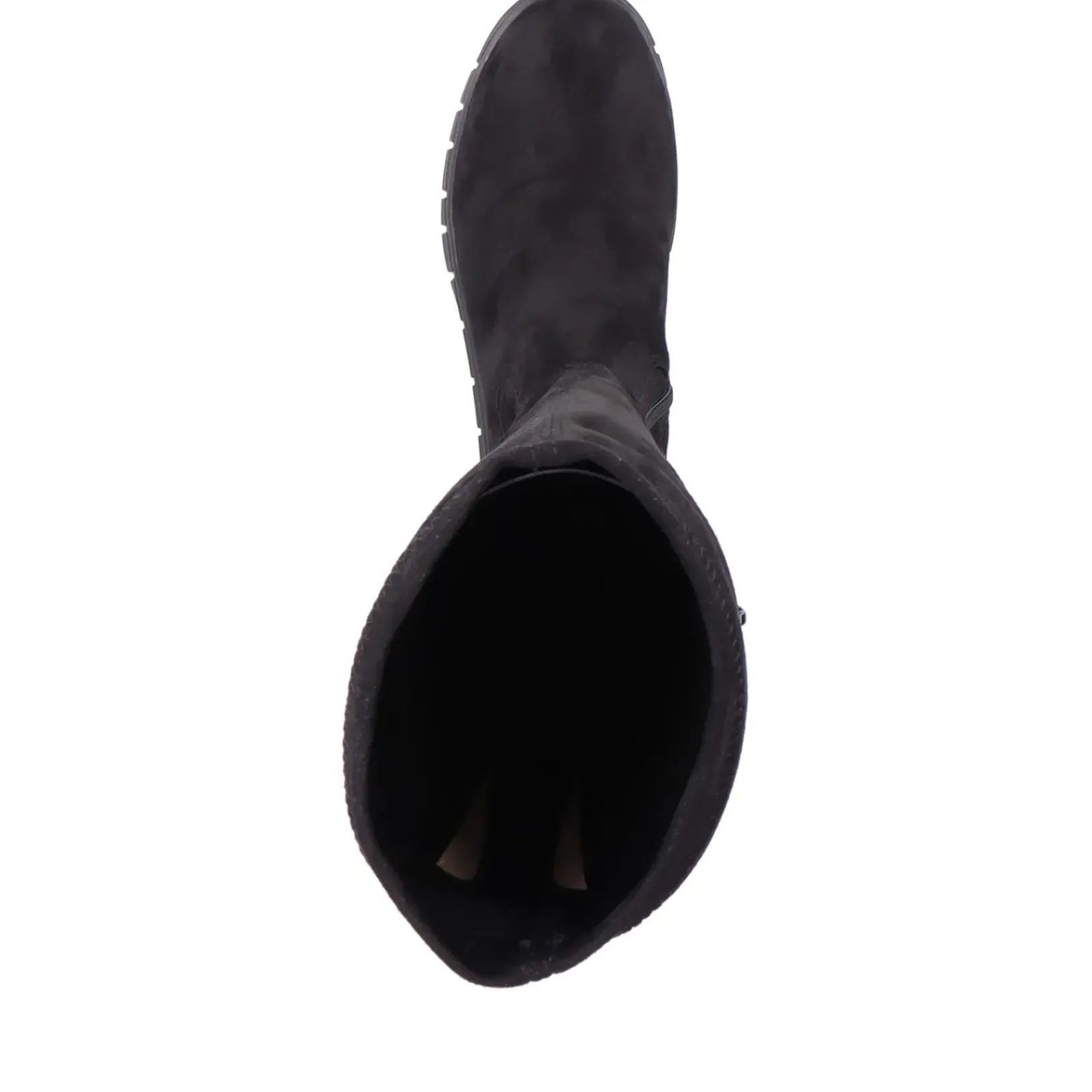 Outlet Rieker Damskie Buty Z Wysoka Cholewka W Kolorze Glebokiej Czerni
