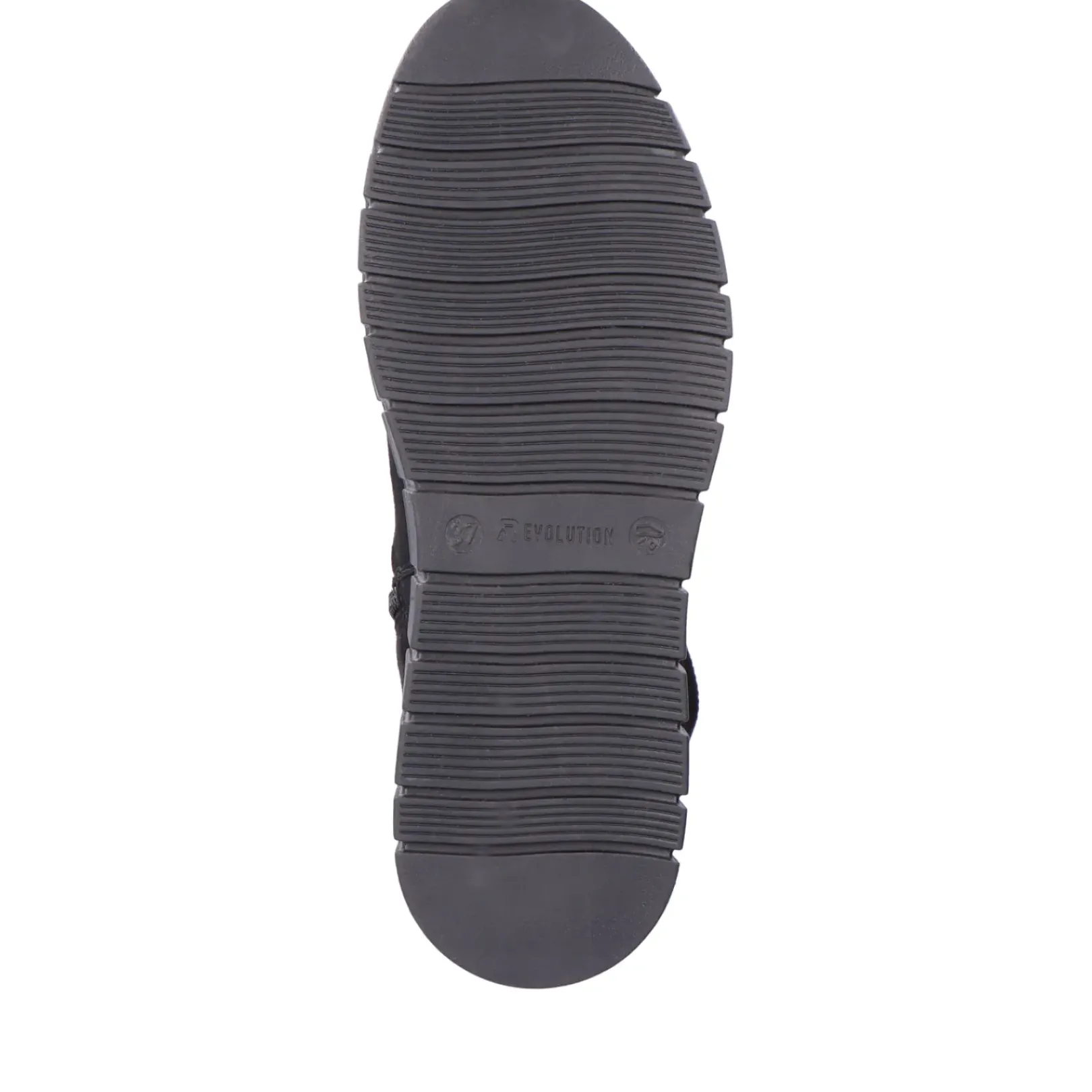 Outlet Rieker Damskie Buty Z Wysoka Cholewka W Kolorze Glebokiej Czerni