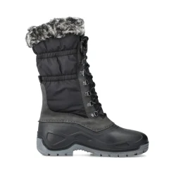 Clearance Rieker Damskie Buty Z Wysoka Cholewka W Kolorze Glebokiej Czerni