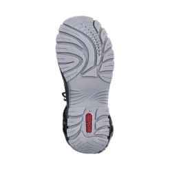 Clearance Rieker Damskie Buty Z Wysoka Cholewka W Kolorze Glebokiej Czerni
