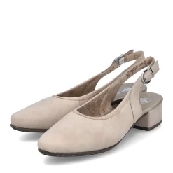 Clearance Rieker Damskie Czolenka W Kolorze Szampana