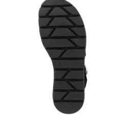Best Rieker Damskie Sandaly Na Koturnie Midnight Black