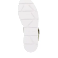 Online Rieker Damskie Sandaly Na Koturnie W Kolorze Antycznej Bieli