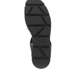 Hot Rieker Damskie Sandaly Na Koturnie Night Black