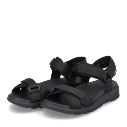 Outlet Rieker Damskie Sandaly Trekkingowe Deep Black