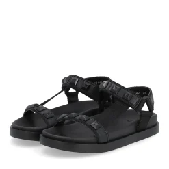 New Rieker Damskie Sandaly Trekkingowe Deep Black