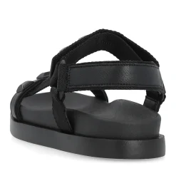 New Rieker Damskie Sandaly Trekkingowe Deep Black
