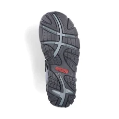 Clearance Rieker Damskie Sandaly Trekkingowe W Kolorze Niebiesko-Szarym