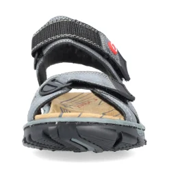 Clearance Rieker Damskie Sandaly Trekkingowe W Kolorze Niebiesko-Szarym