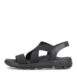 New Rieker Damskie Sandaly Trekkingowe Deep Black