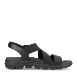 New Rieker Damskie Sandaly Trekkingowe Deep Black