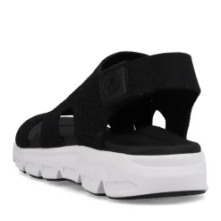 Online Rieker Damskie Sandaly Trekkingowe Deep Black