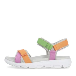 Fashion Rieker Damskie Sandaly Trekkingowe Wielokolorowe