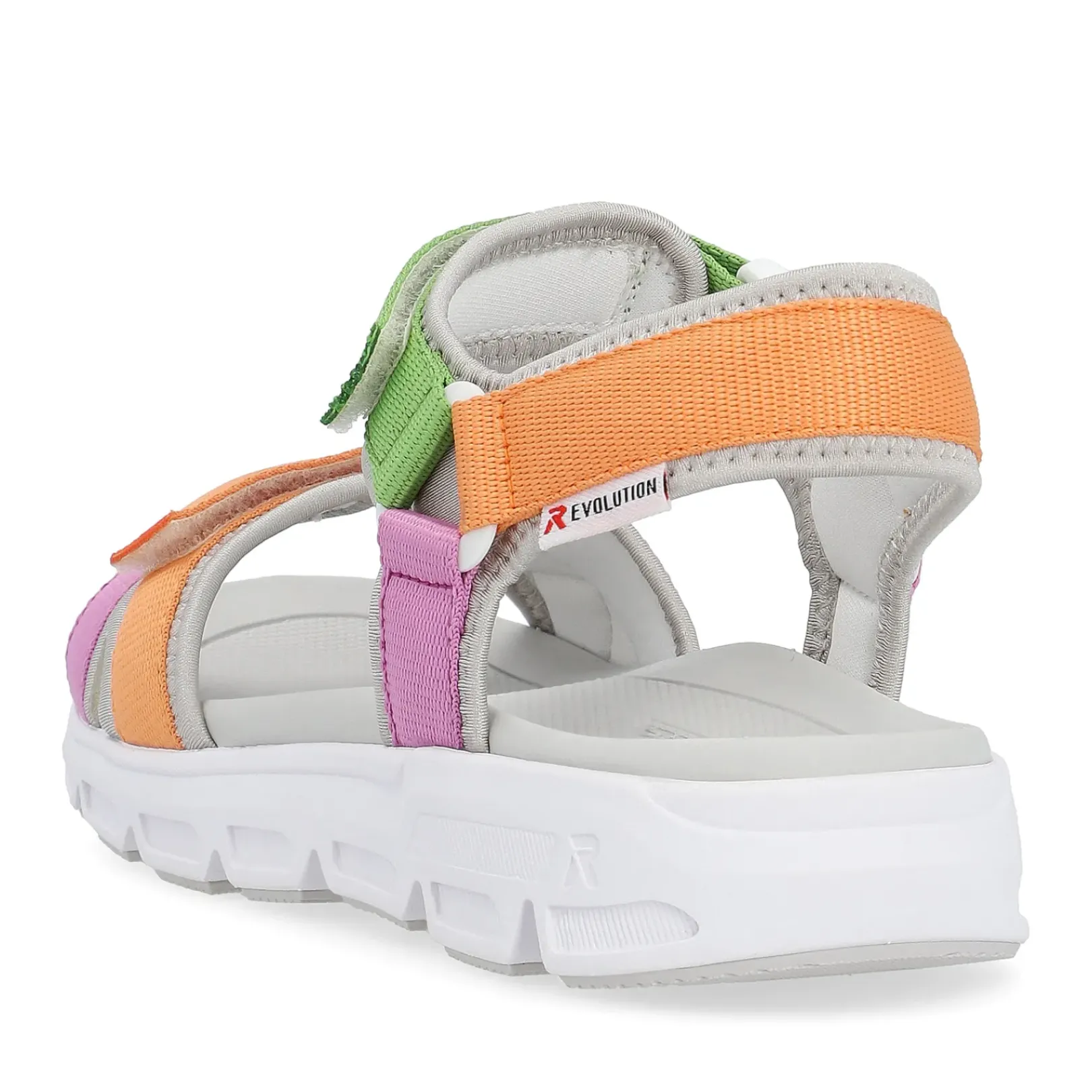 Fashion Rieker Damskie Sandaly Trekkingowe Wielokolorowe