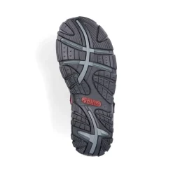 Sale Rieker Damskie Sandaly Trekkingowe W Kolorze Ognistoczerwonym
